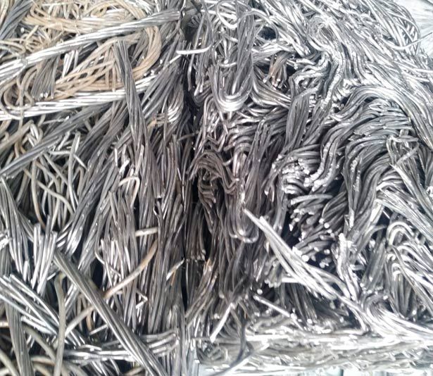 Recuperaciones Metálicas del Levante cable aluminio limpio